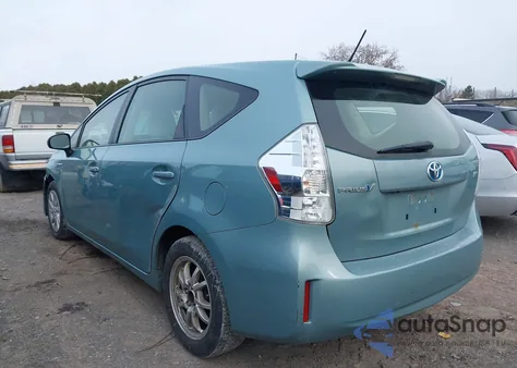 2013 Toyota Prius V Three from USA, damaged, VIN JTDZN3EU8D3216348